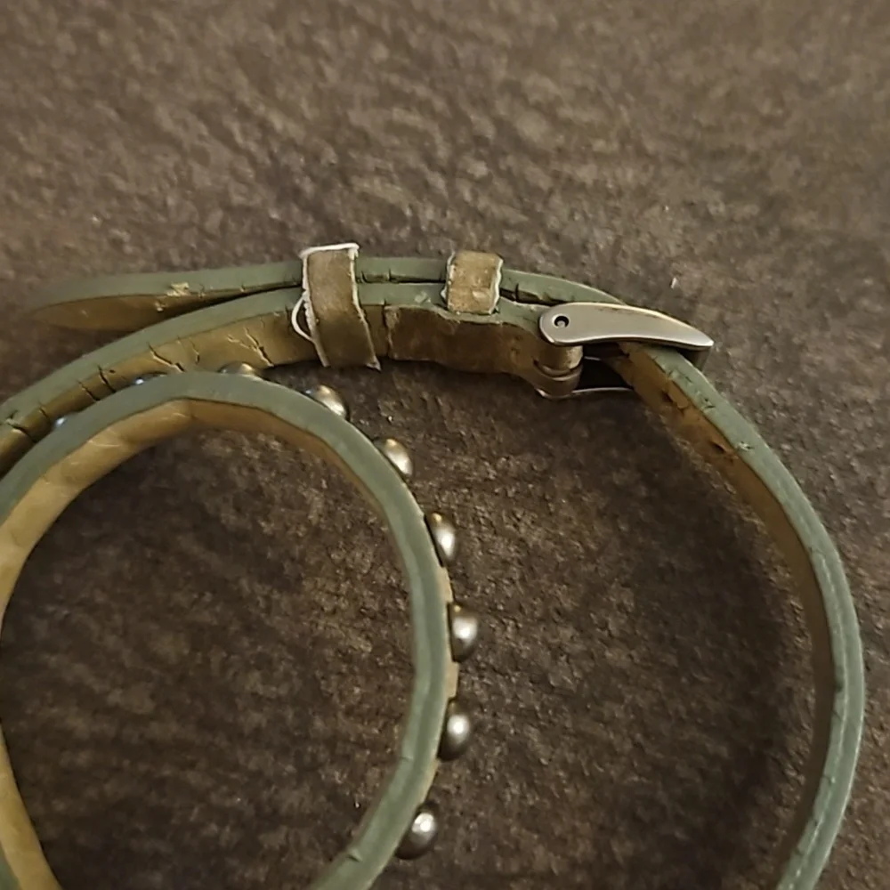 Vintage TokyoBay Leather Studded Wrap Watch